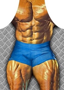 Fartuszek kuchenny 50x70 Muscular Man bokser