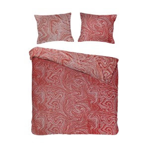 Pościel bawełniana 220x200 Cottonlove Jacquard Marble Terra