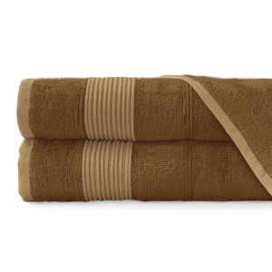 Ręcznik bambusowy 70x140 Bamboo Moreno kolor jasny brąz