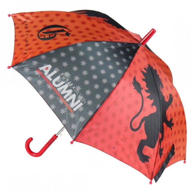  Lekki wytrzymały zapinany na zatrzaski czarno-czerwony parasol Harry Potter 