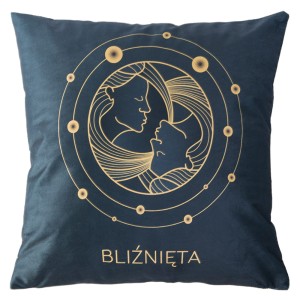 Poszewka dekoracyjna 40x40 Znak zodiaku Bliźnięta