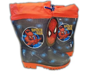 Kalosze gumiaki dziecięce Spiderman czerwone, rozmiar 24