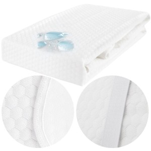 Ochraniacz na materac 160x200 pikowany SOFT-TOUCH kolor biały