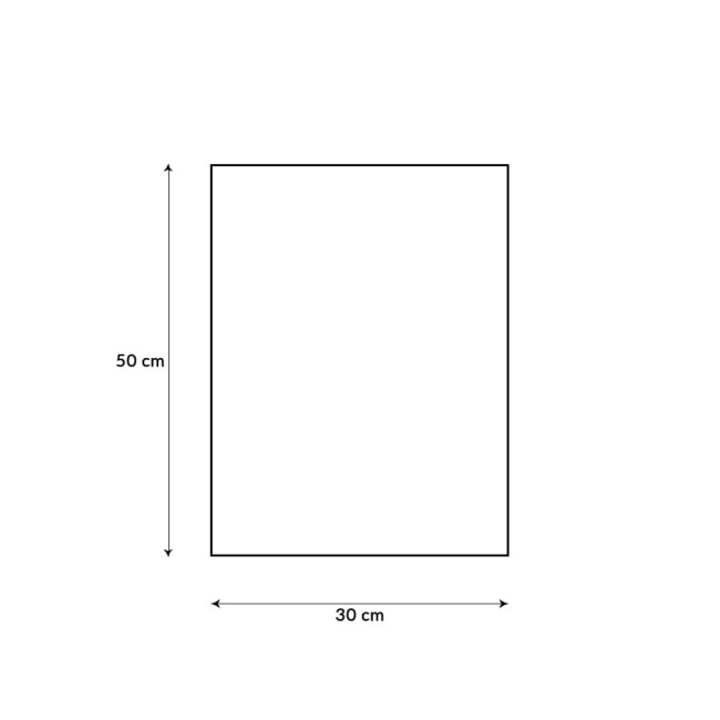 Ręcznik przedszkolny dla dziecka w kształcie prostokąta o wymiarach 30x50 cm, w kolorze jasnoszarym, z motywem królika.