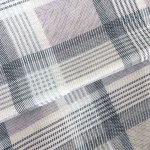 Pościel bawełniana 140x200 Grid szara klasyczna krata, Cottonlove