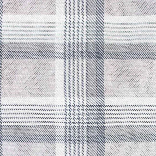 Pościel bawełniana 220x200 Grid szara klasyczna krata, Cottonlove