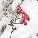 Pościel bawełniana 180x200 Soft Meadow biała w kolorowe wiosenne kwiaty, Cottonlove