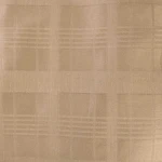 Pościel satyna bawełniana 140x200 Exclusive Marsela Light Brown, brązowa w kratkę