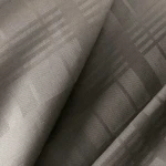 Pościel satyna bawełniana 220x200 Exclusive Marsela Grey, szara w kratkę