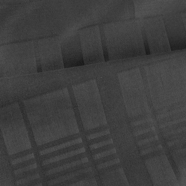 Pościel satyna bawełniana 220x200 Exclusive Marsela Anthracite, ciemno szara w kratkę