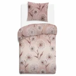 Pościel bawełniana 140x200 Blush beżowa w dmuchawce, Cottonlove