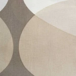 Pościel bawełniana 180x200 Forma Sand beżowa w geometryczny wzór, Cottonlove