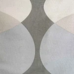 Pościel bawełniana 180x200 Forma Stone szara w geometryczny wzór, Cottonlove