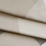 Poszewka dekoracyjna bawełniana 40x40 Forma Sand beżowa w geometryczny wzór, Cottonlove