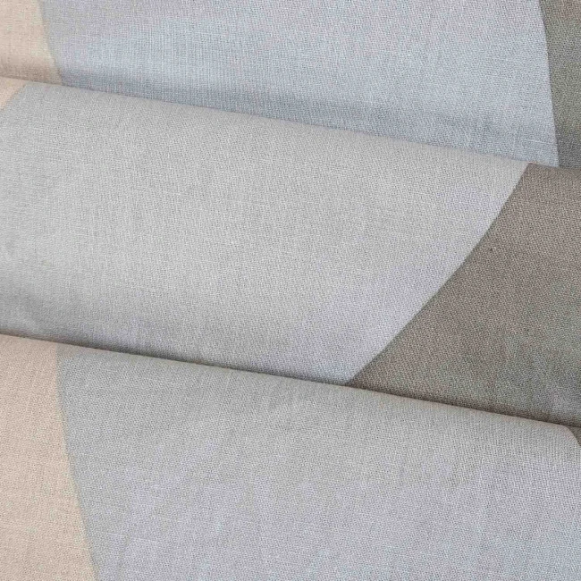 Poszewka dekoracyjna bawełniana 40x40 Forma Stone szara w geometryczny wzór, Cottonlove